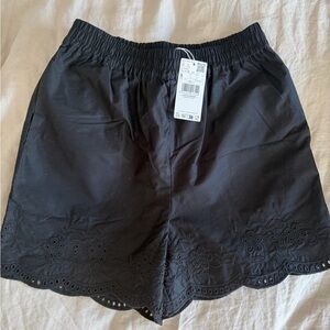 BNWT: Mango Embroidered Cotton Shorts